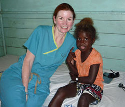 Dr. Suzanne Daly, President of Marovo Medical Foundation